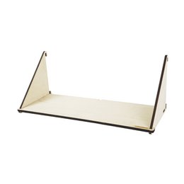 Bæredygtigt vægstativ FENCY - reol laser dobbelt (39x16 cm)