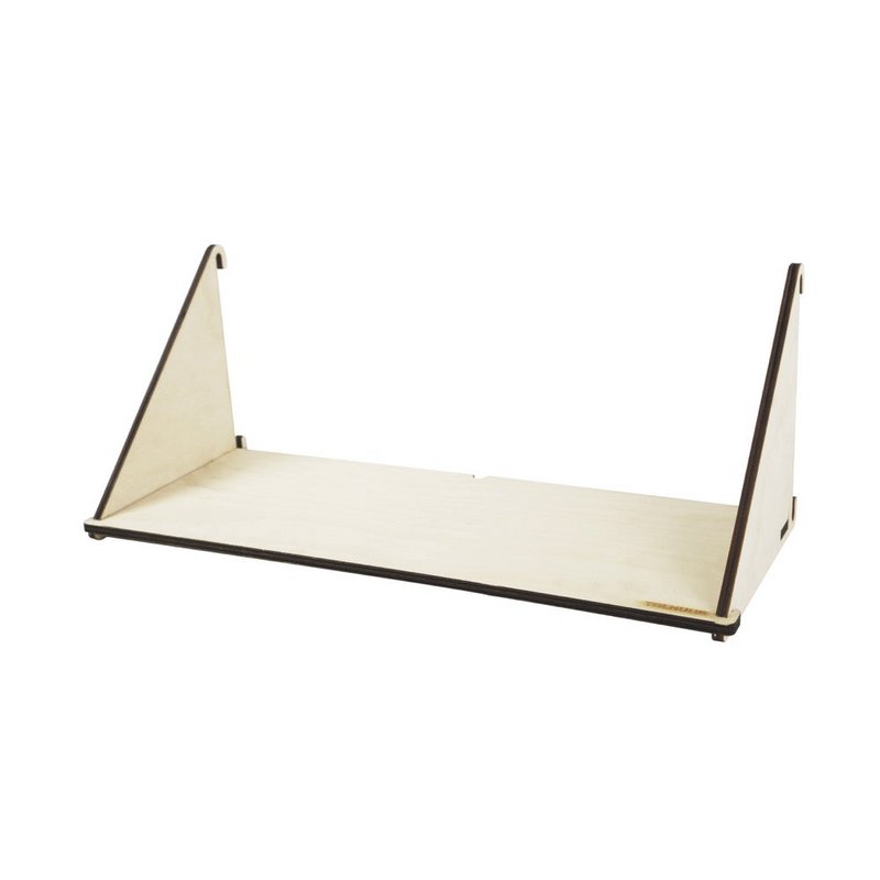 Bæredygtigt vægstativ FENCY - reol laser dobbelt (39x16 cm)