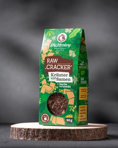 Lijnzaadcrackers met kruiden & zaden | Glutenvrij | 90g