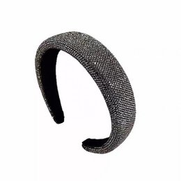 Midnight Pavé Crystal Padded Headband