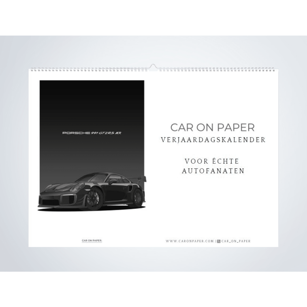 Car Birthday Calendar