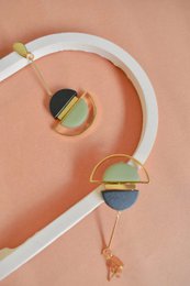 Pendientes colgantes de oliva