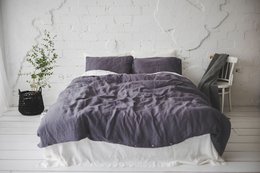 Linnen beddengoedset voor VK/EU in verschillende kleuren en maten