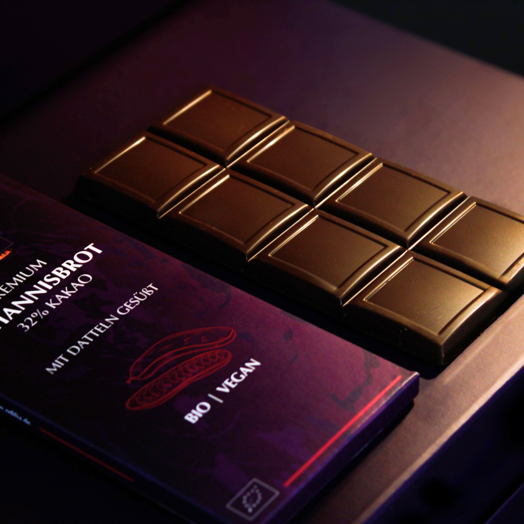 Organic premium carob chocolate