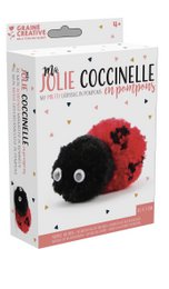 DIY POMPON KIT LADYBUG