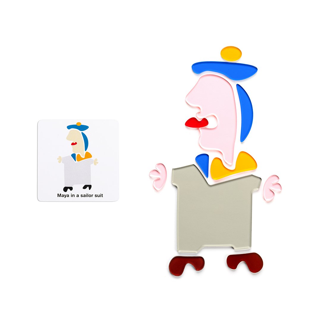 Artysta w środku, puzzle inspirowane Picasso
