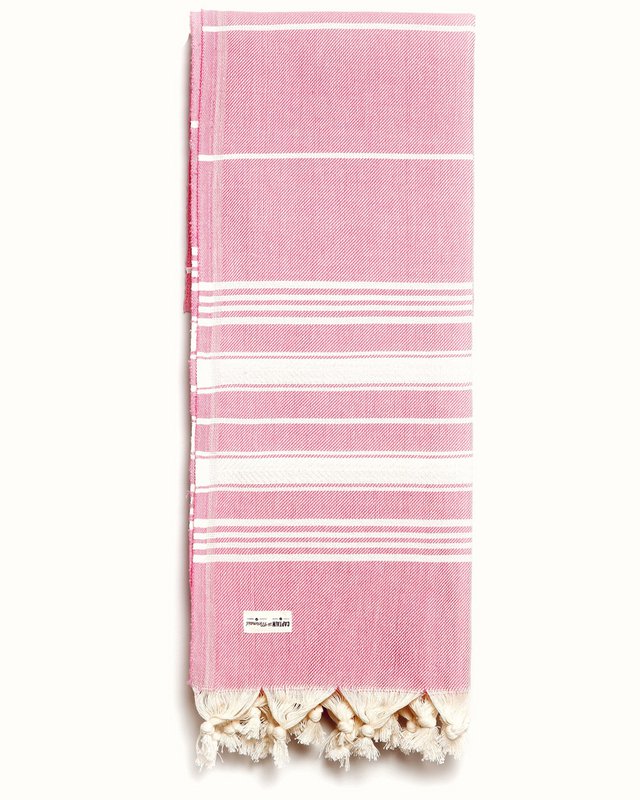 Captain & Mermaid® Strandtuch Basic 170x100cm (Rosa)