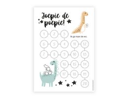 Countdown calendar A4 | Toilet training boy