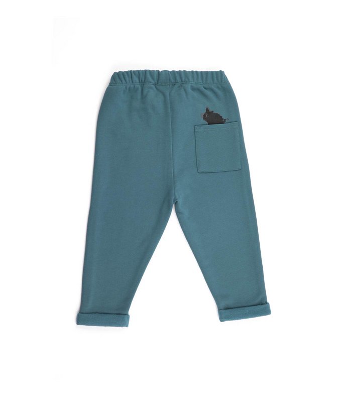 Spodnie dresowe Marli | Zielony las