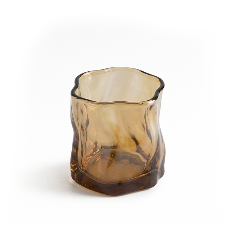 Tealight holder - Tealight holder - Candle holder – Amber