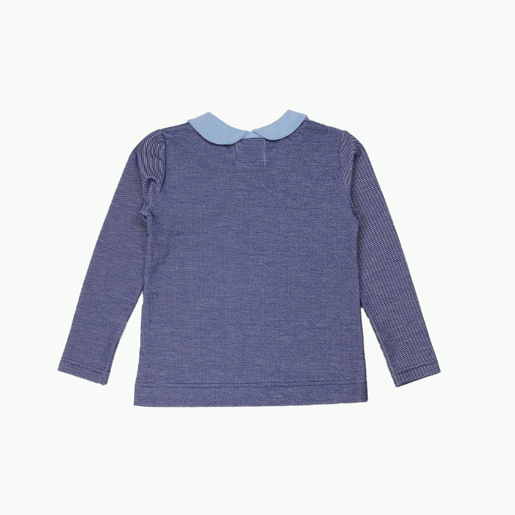Mädchen Pullover Peter Pan Kragen | Lilie
