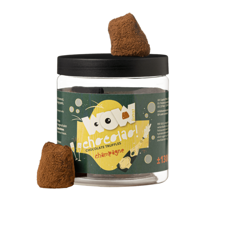 Champagne Chocolate Truffles - Gifting Jar 130G