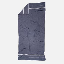 Ecobain håndklæde "Cocoon" | Midnight Anchor (Dunkelblau)