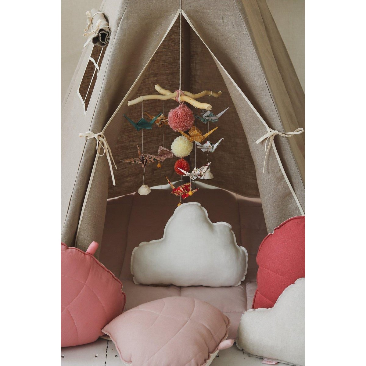 “Natural Linen” Teepee Tent