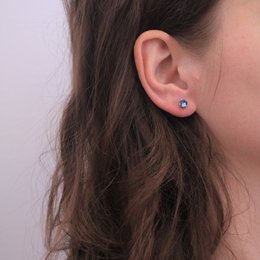 Boucles d'oreilles Coffret 7 Days - Argenté et Multi