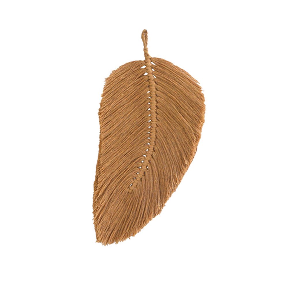 Wall decor macramé Feather Brown