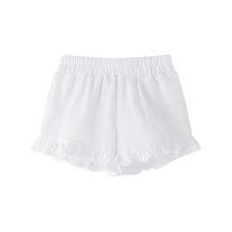 Short bébé fille blanc à volant BGV66612