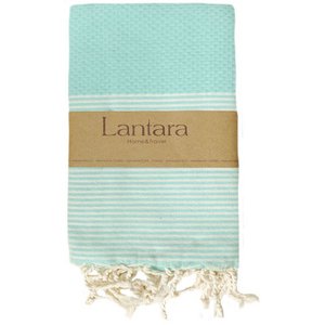 Hamamtuch Fouta Waffelstreifen - Minze - 100x200cm