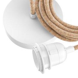 Montering af Lamper Loft - Naturhvid - 1 Fitting