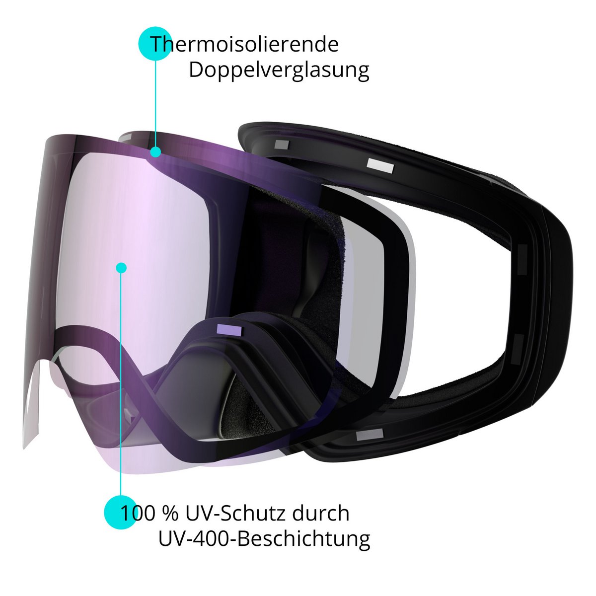 TWEAK-X Ski- und Snowboard-Brille