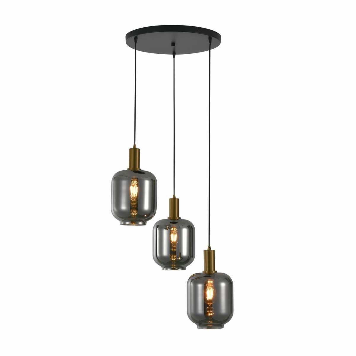 Lily Lampada a Sospensione Rotonda a 3 Luci