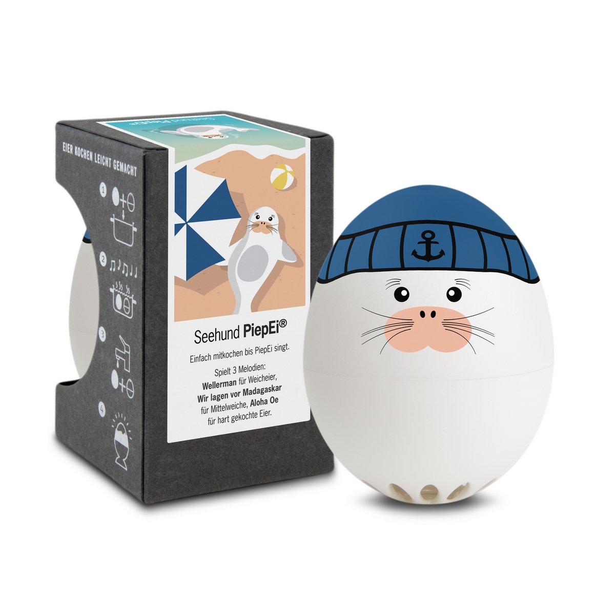 Seal beep egg / intelligent egg timer