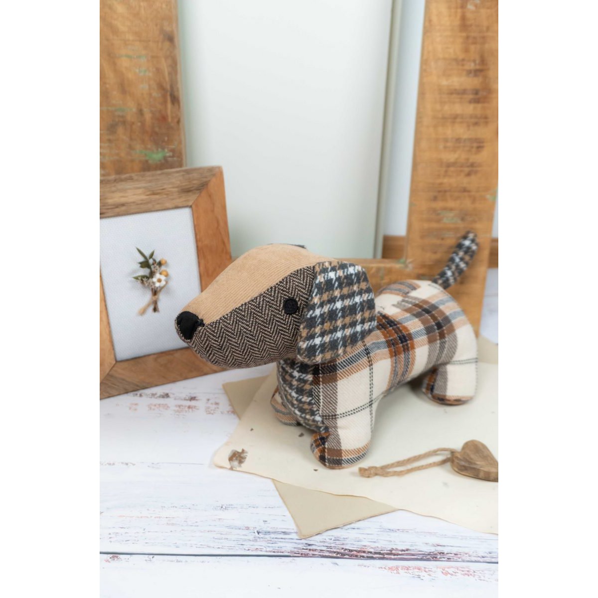 Pølsehund dørstopper 35 cm Isabelle Rose