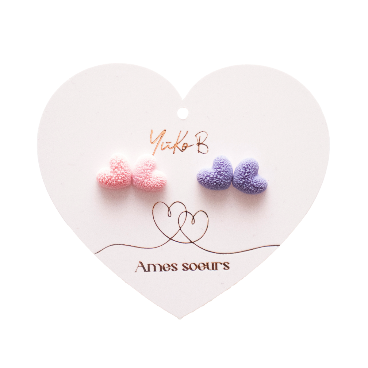 Duo Earrings - Soul Mates - Hearts
