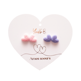 Duo Earrings - Soul Mates - Hearts