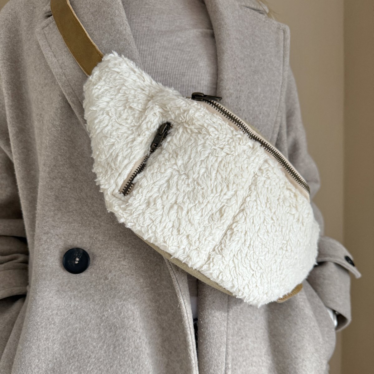 Teddy BumBag (khaki canvas)