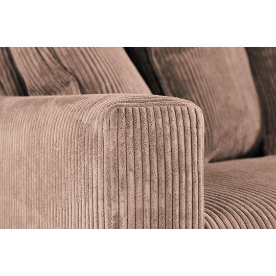 ELSA 3-seater sofa Nougat removable & washable covers