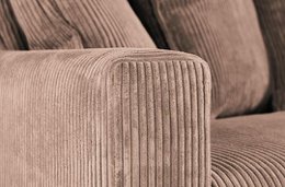 ELSA 3-seater sofa Nougat removable & washable covers