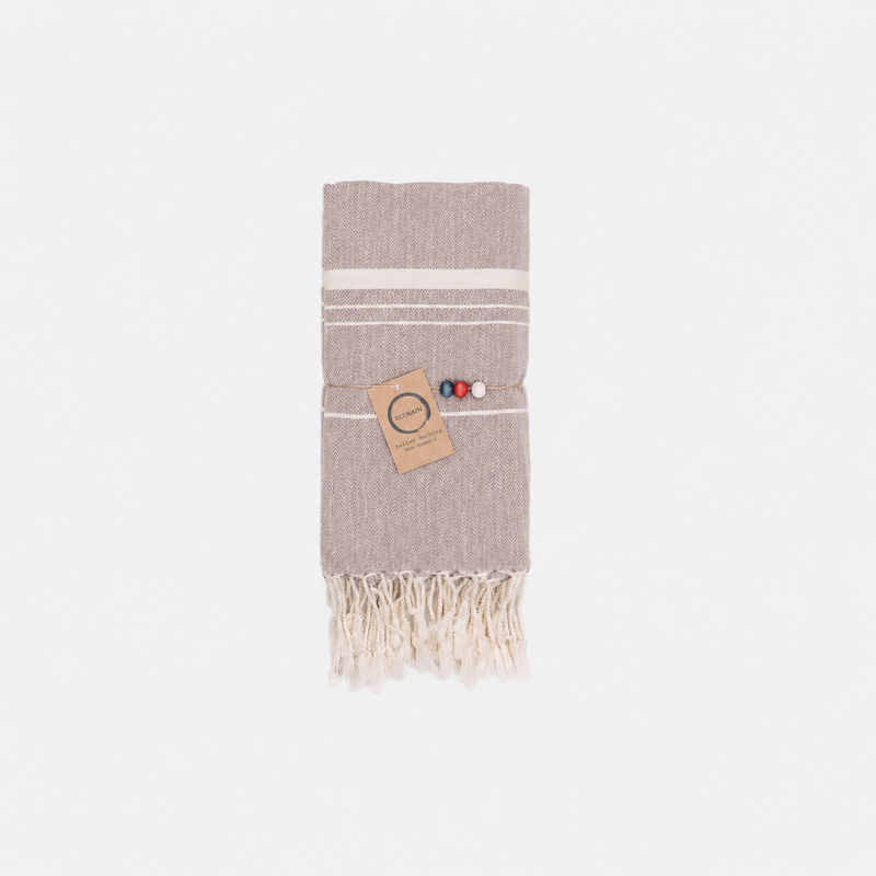 Ecobain Towel "Air" | Dusty Pier (Taupe)