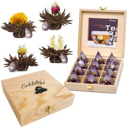 Creano Teelini gift set wooden box of 12 black tea