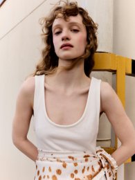 Printworks witte midi-jurk