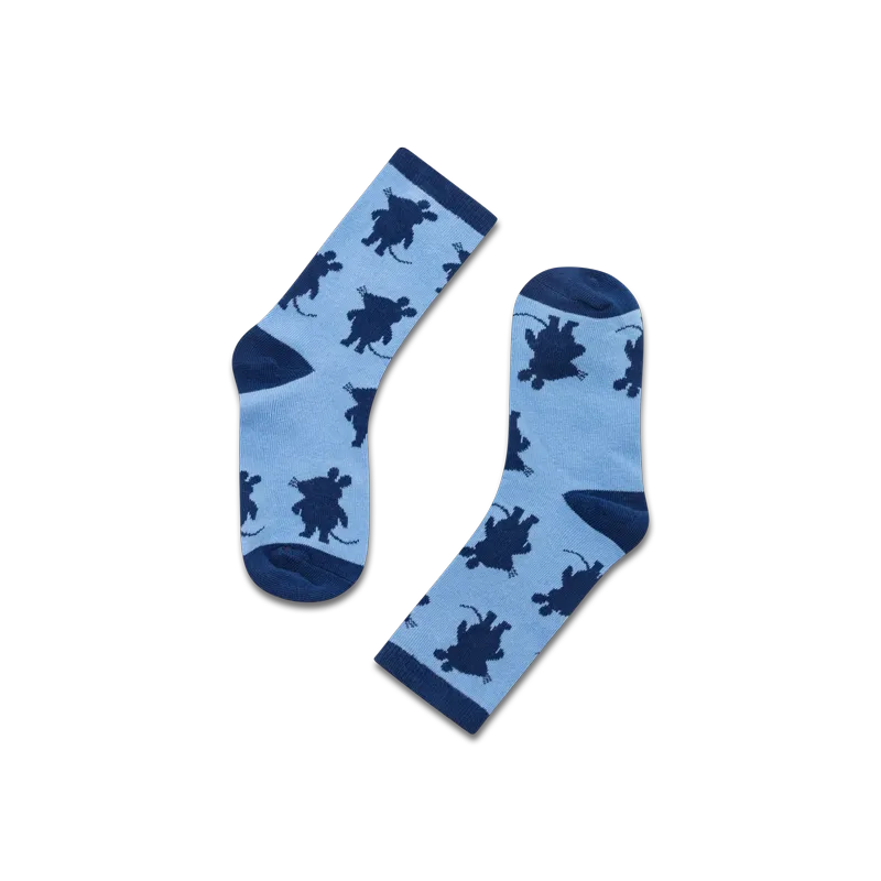 koaa – La Souris « Silhouette » – Chaussettes bleu/marine
