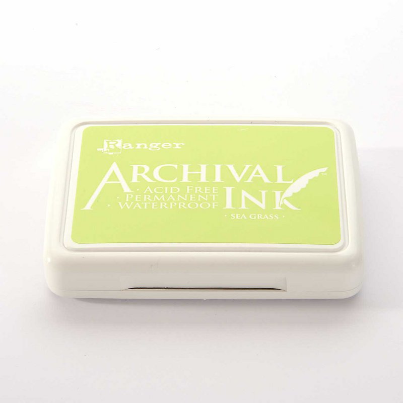 Ranger Archival Ink Stempelkussen - Zeegras · Zeegras Groen