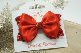 Satin Glitter bows