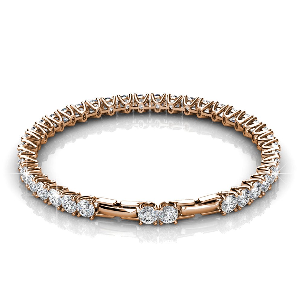 Pulsera Venus - Or Rosé et Cristal
