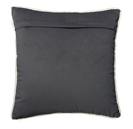 Grey Snowflake with Bow – Cushion Cover / Kussenhoes – Christmas 45×45 cm – Urbane Hide