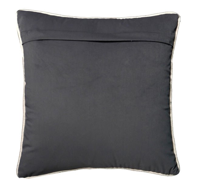 Grey Snowflake with Bow – Cushion Cover / Kussenhoes – Christmas 45×45 cm – Urbane Hide
