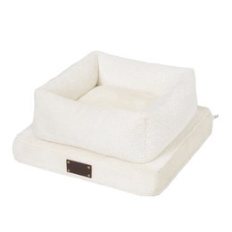 "Nero Boucle" lair for a dog and a cat from the Fluffy Puppy brand, 3 colors, Boucle material, hand made!