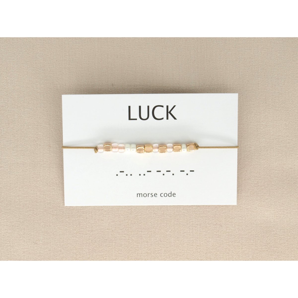 beige Rosé goud plated