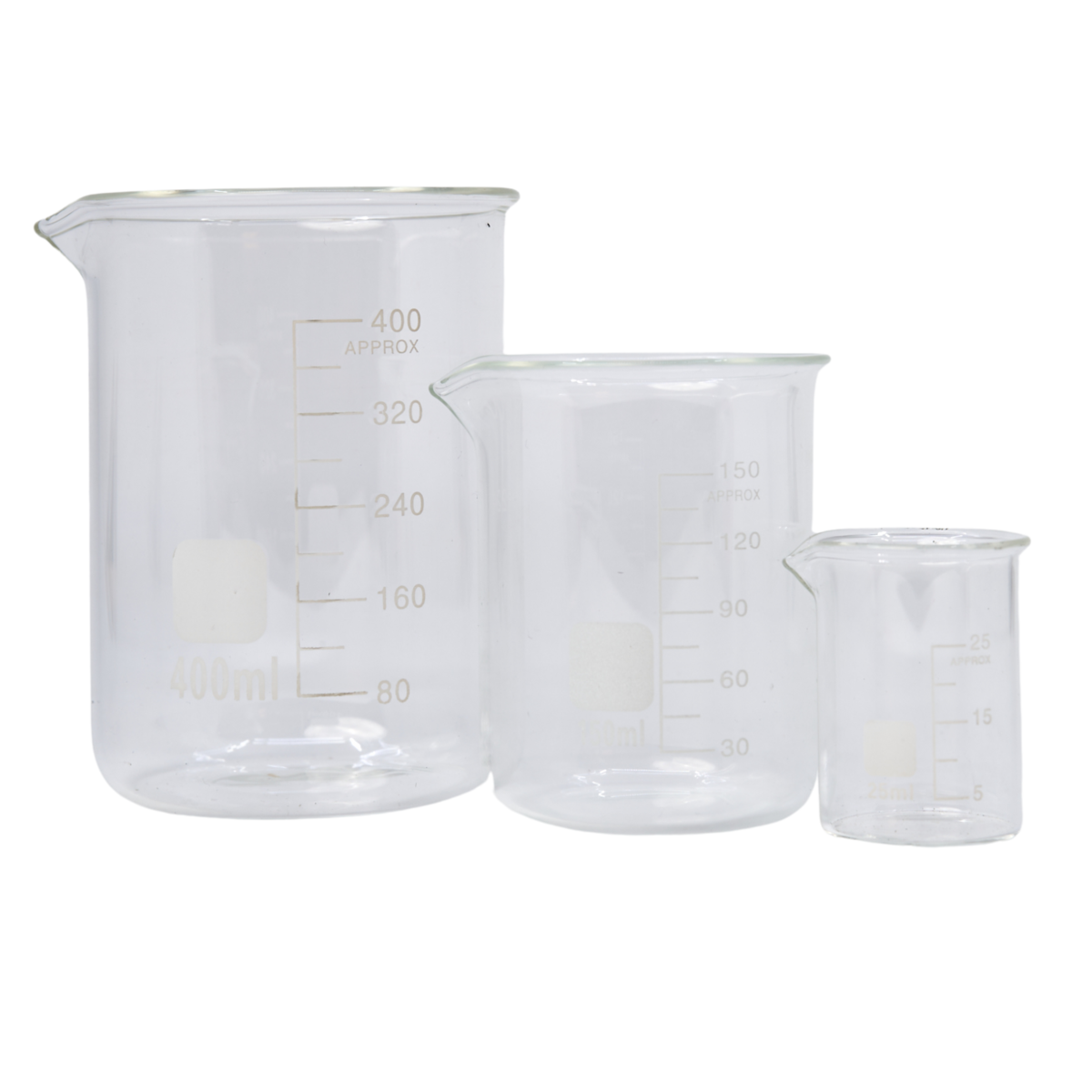 Set van 3 (25 + 150 + 400 ml)