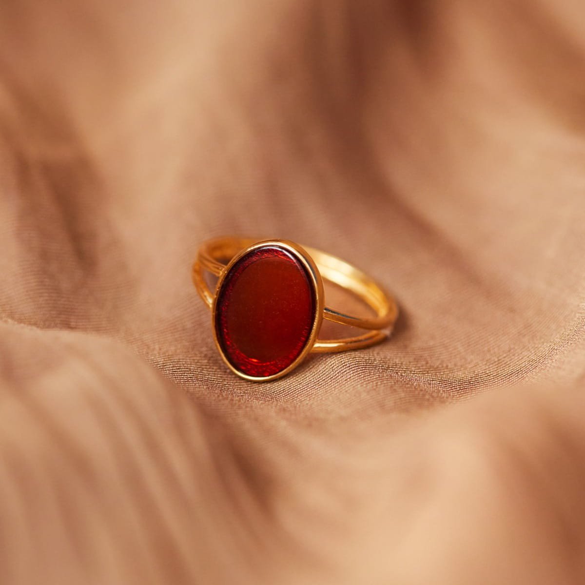 Anello Kana con copia argento cristallo di montagna