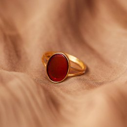 Anello Kana con copia argento cristallo di montagna