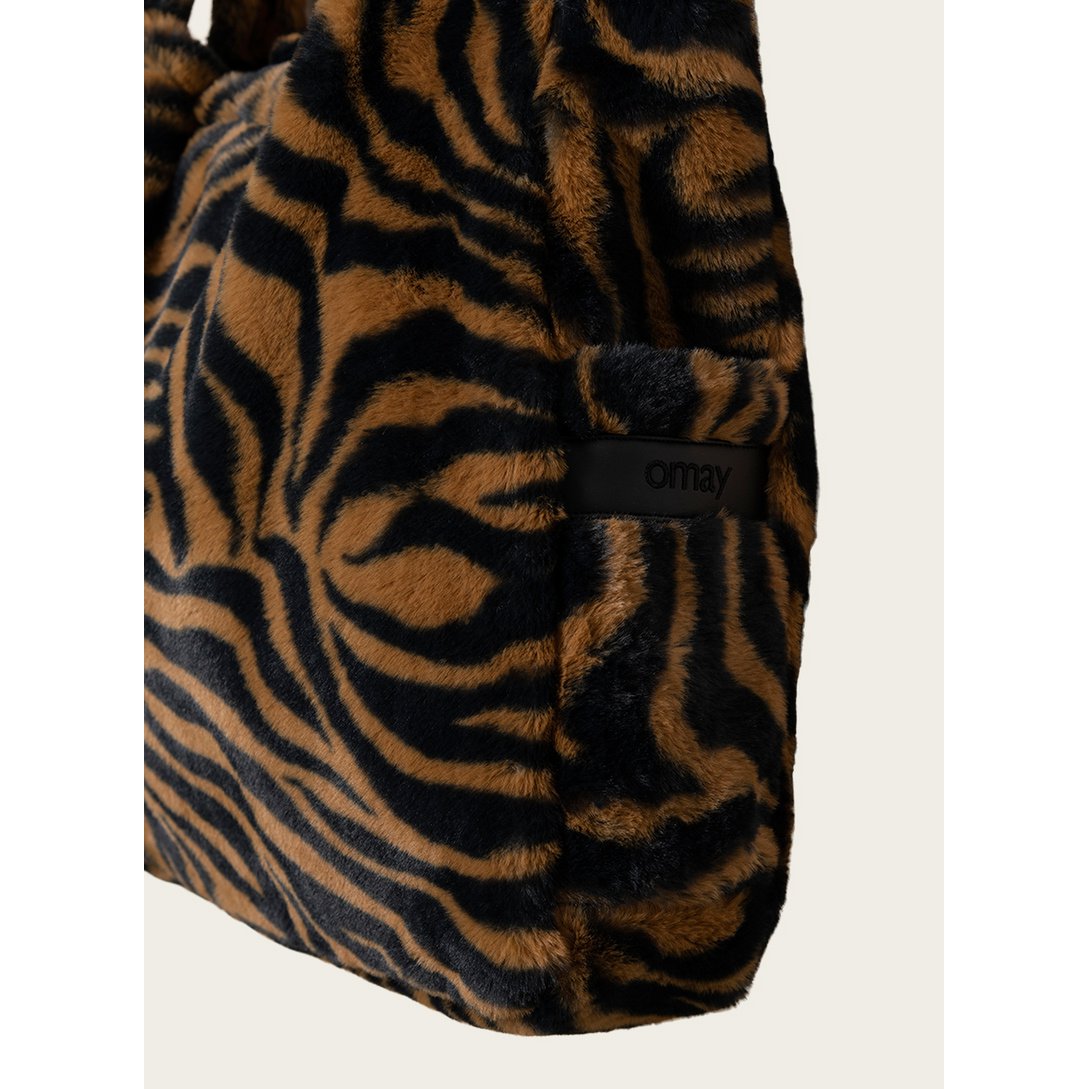 Omay Sac Classique Zèbre Marron
