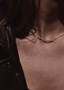 Pijp ketting goud