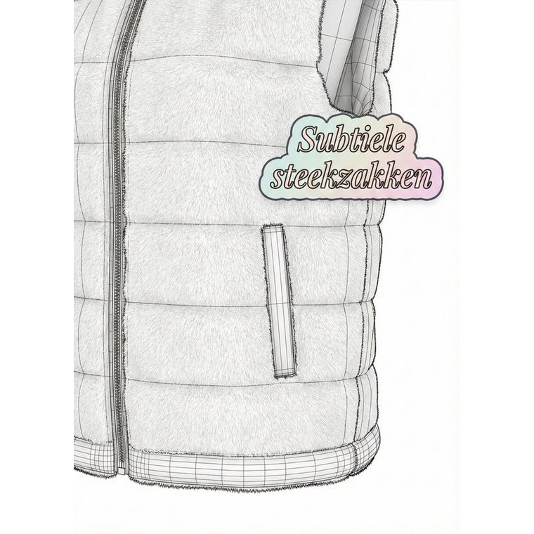 Chaleco de piel sintética HS - Mujer - En nuevos colores - Talla única