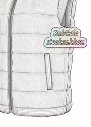 Chaleco de piel sintética HS - Mujer - En nuevos colores - Talla única